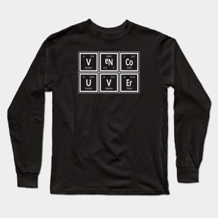 Vancouver City | Periodic Table Long Sleeve T-Shirt